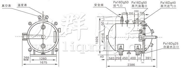 圓形靜態(tài)真空干燥機(jī)結(jié)構(gòu)示意圖 圓形靜態(tài)真空干燥機(jī)結(jié)構(gòu)示意圖